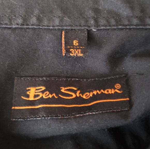 Ben Sherman Men's Black Button Up Shirt Western - Picture 5 of 5